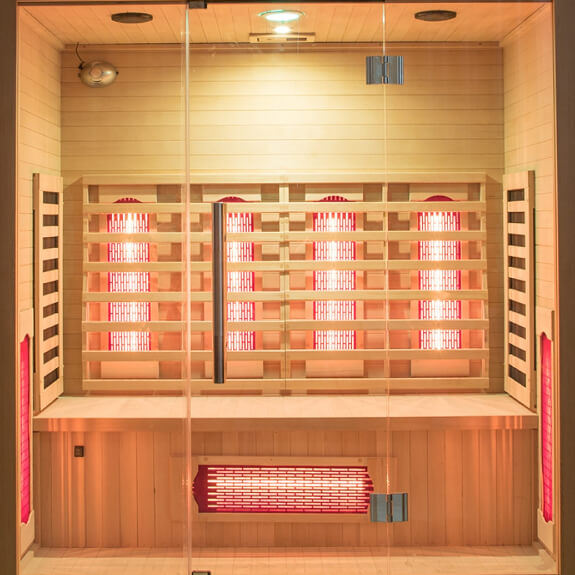 An infrared Sauna
